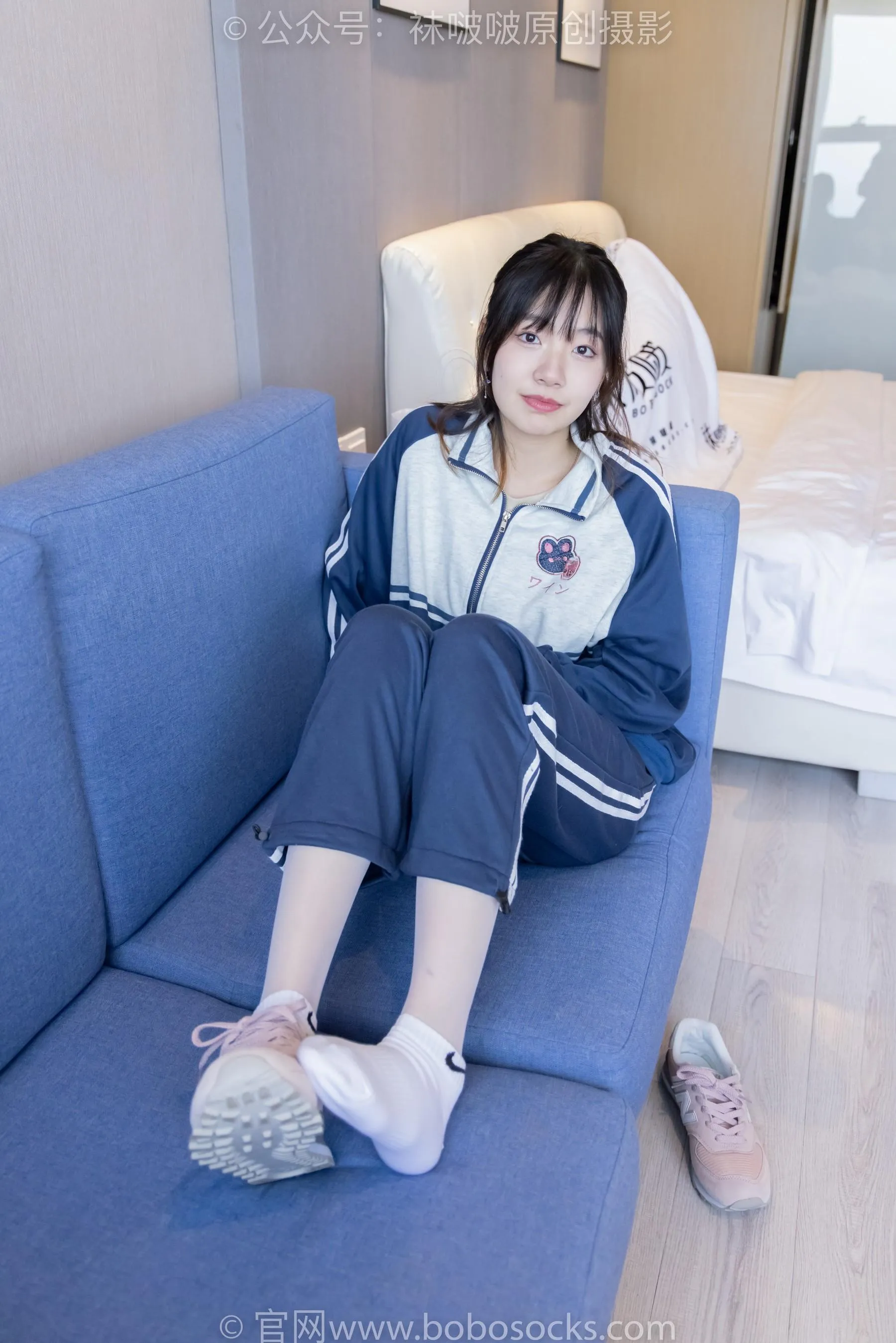 [BoBoSocks袜啵啵]NO.226 小甜豆-运动鞋、白棉袜、白丝 [87P]插图9
